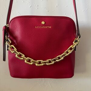 NWOT Liz Claiborne Monica Red Crossbody Bag